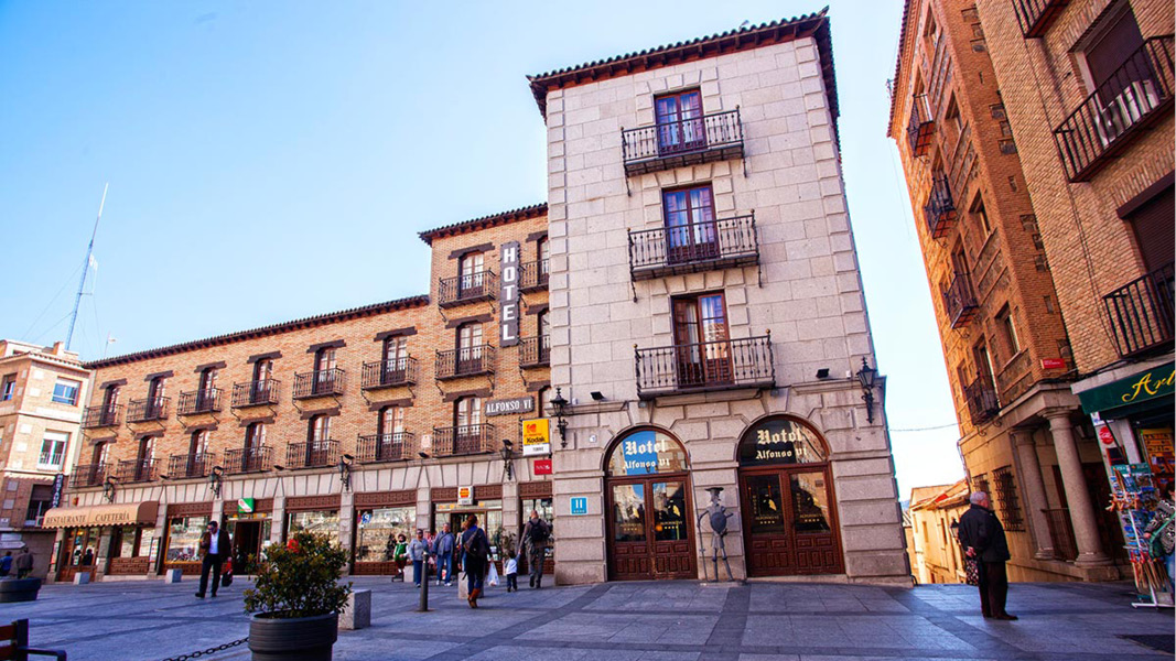 Hotel alfonso vi udefra, spanien